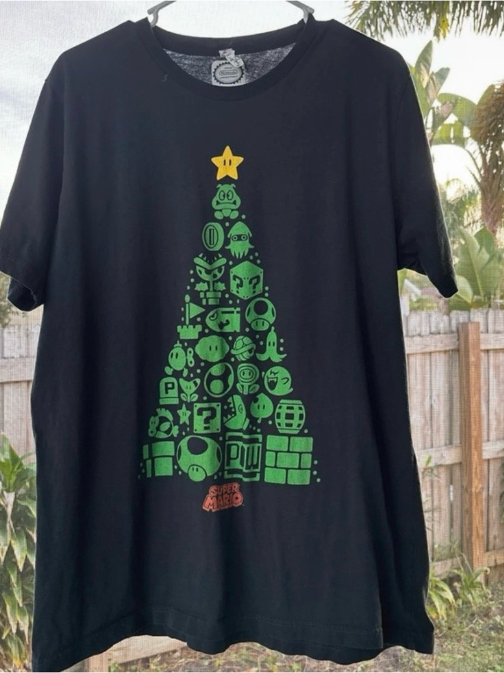 Nintendo super Mario Christmas Tshirt